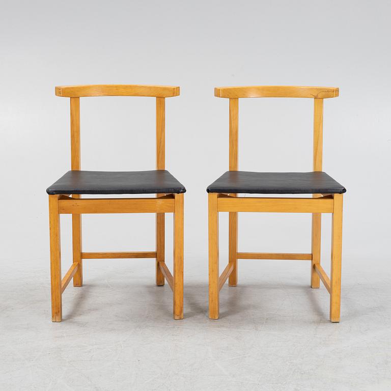 Hans Kempe & Lars Erik Ljunglöf, five versions of model 'HI-28' chairs, Hi Gruppen, second half of the 20th century.