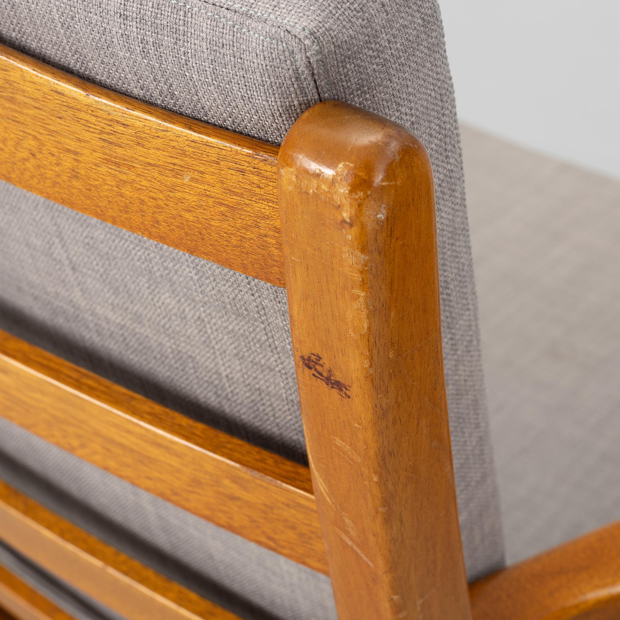 Armchairs, a pair, second half of the 20th century.