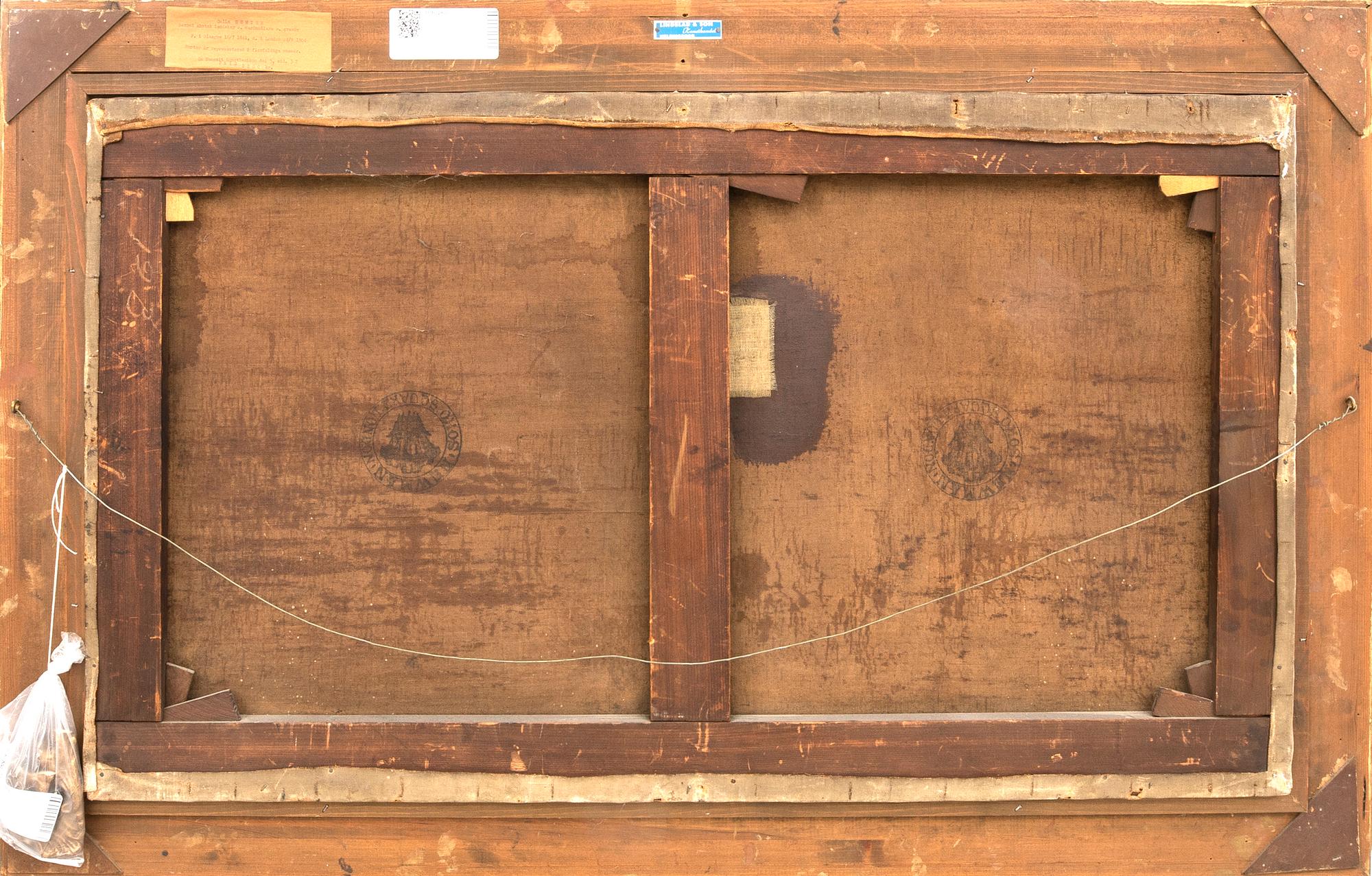 Colin Hunter, olja på duk signerad och daterad 1876 (?).