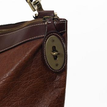 Mulberry, a messenger bag.