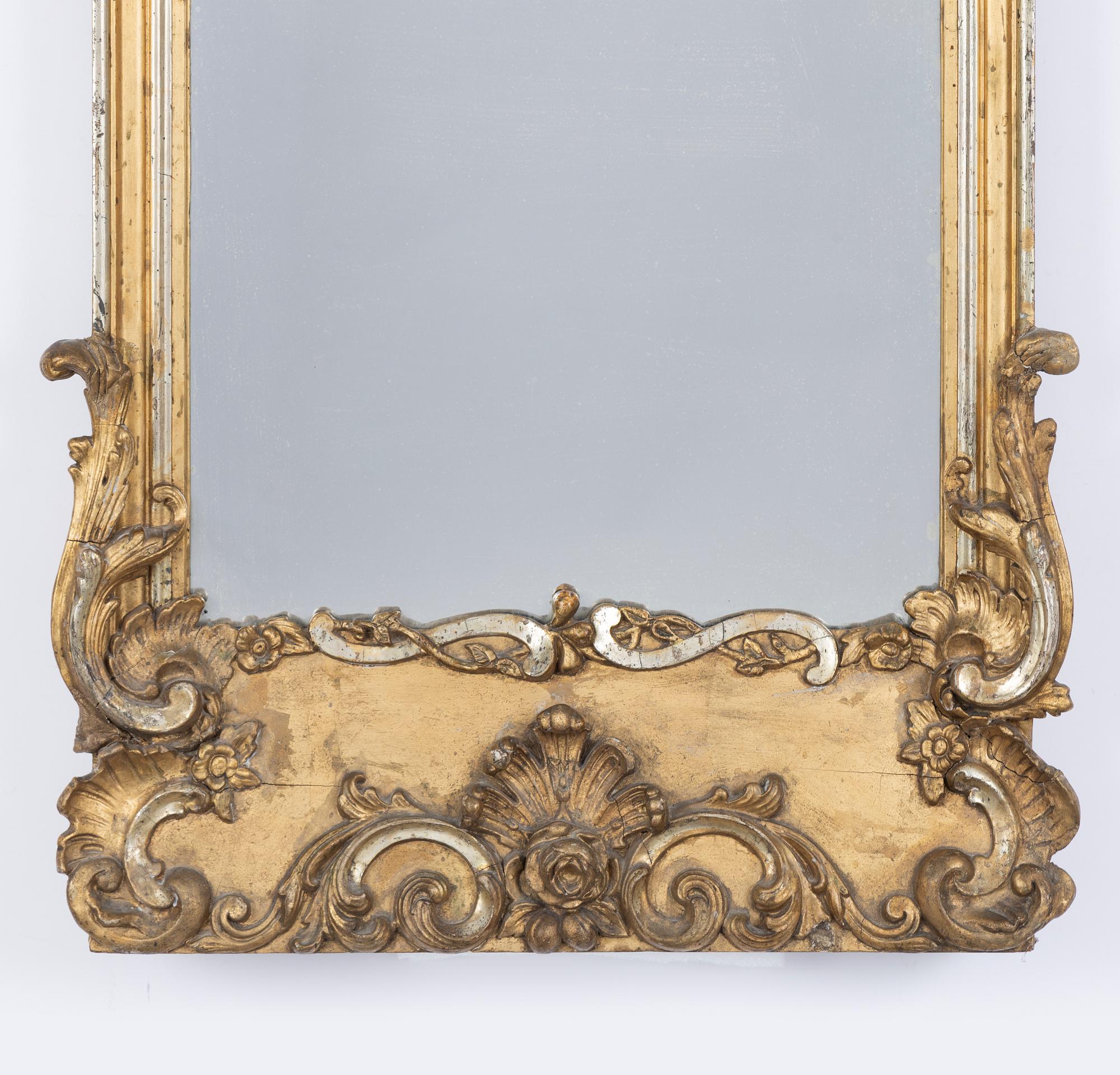 Spegel, nyrokoko, omkring 1900.