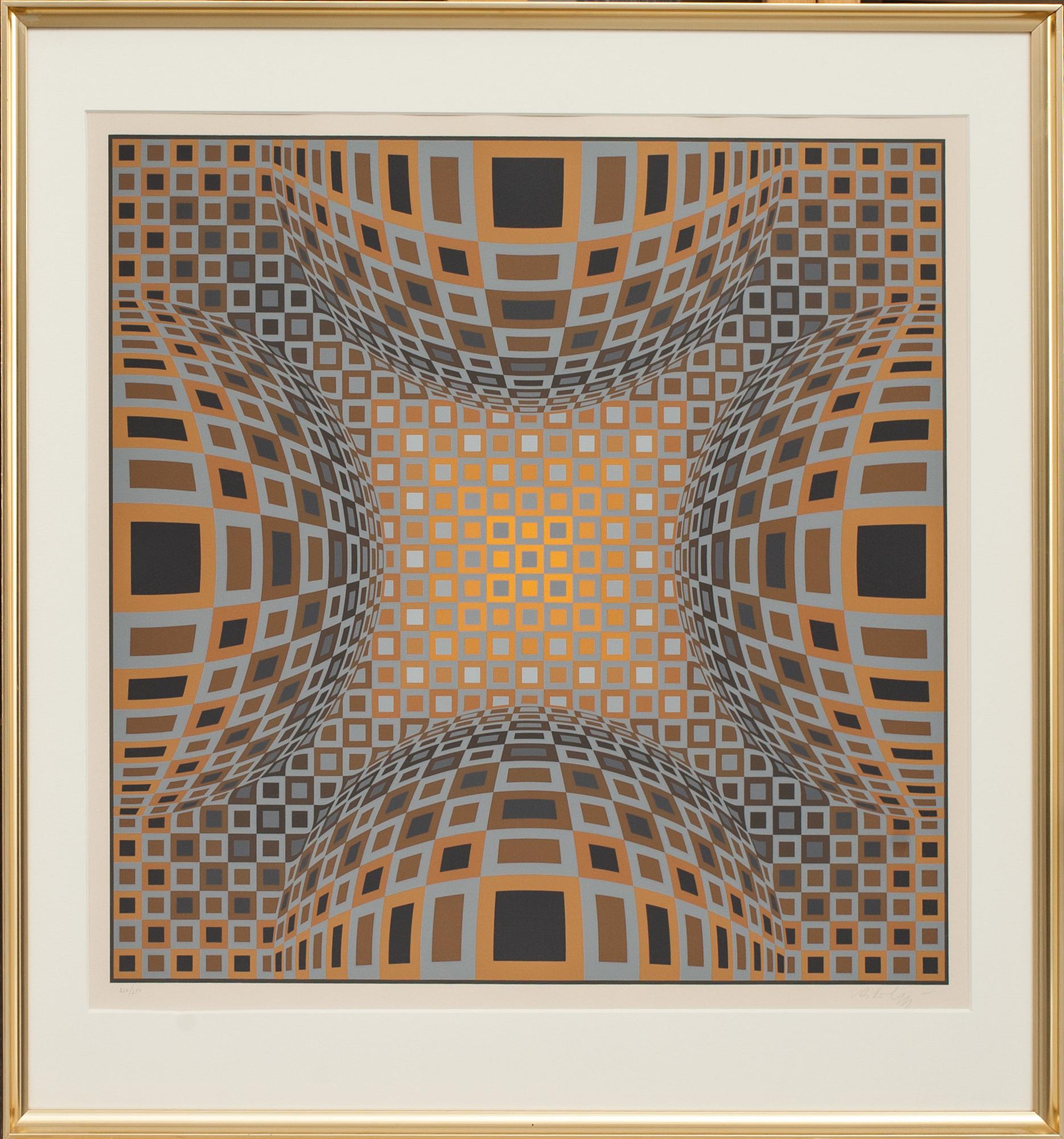 VICTOR VASARELY, färgserigrafi, signerad och numrerad 226/250.