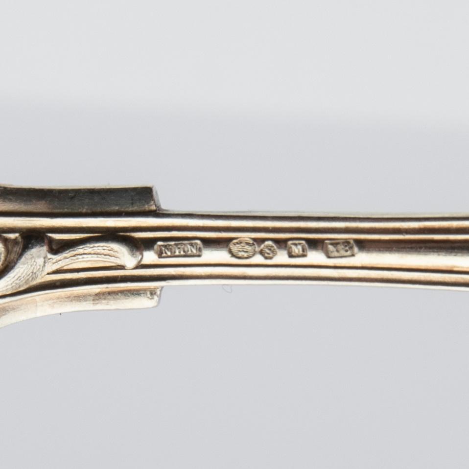 Bestick 23 dlr "Sachsisk" silver svenska importstämplar.