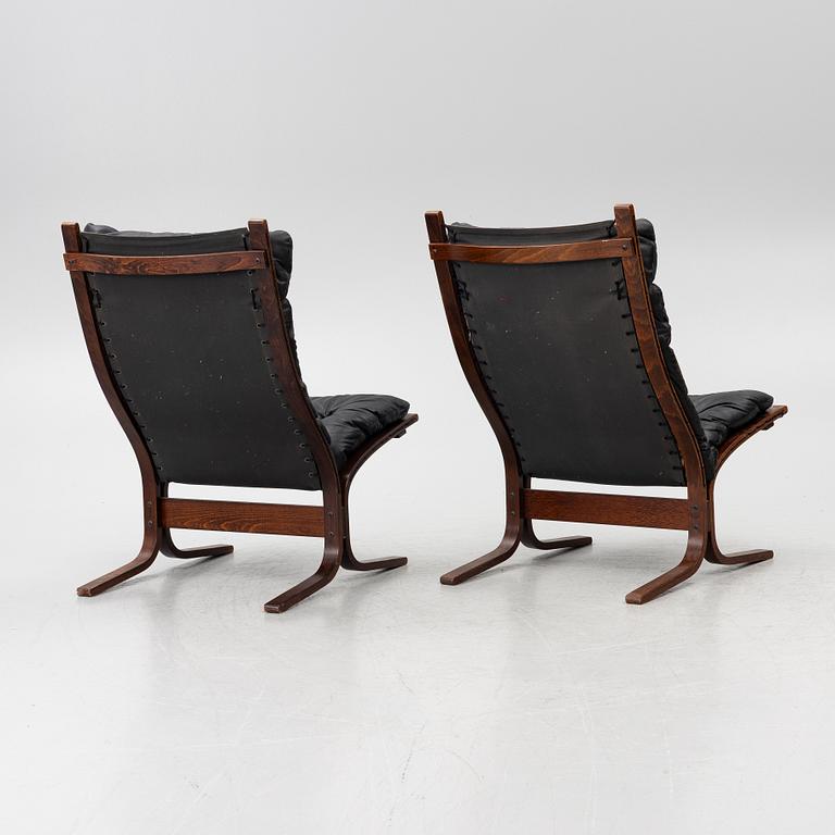Ingmar Relling, a pair of  “Siesta” easy charis late 20th century.