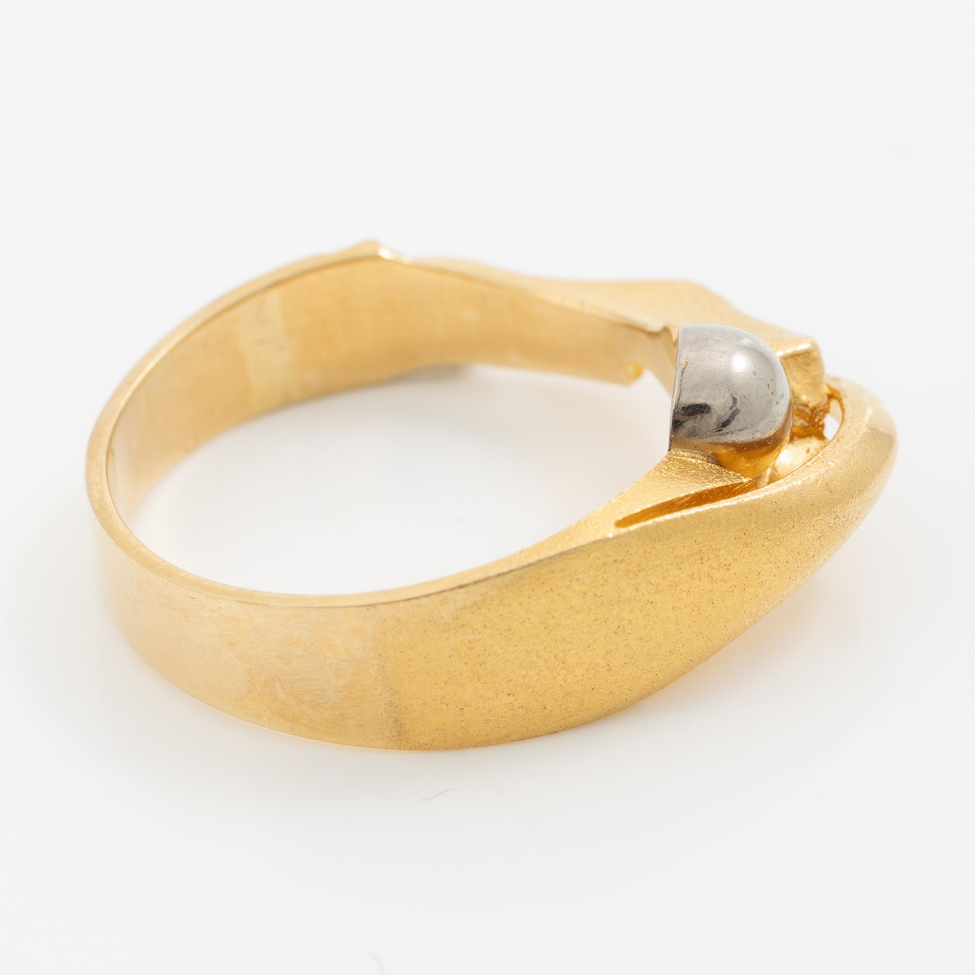 Lapponia, ring 18K gold, Finland 1980.