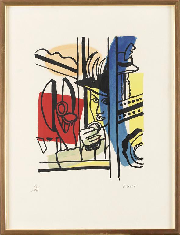 Fernand Léger (Efter), Utan titel, ur: "La ville".