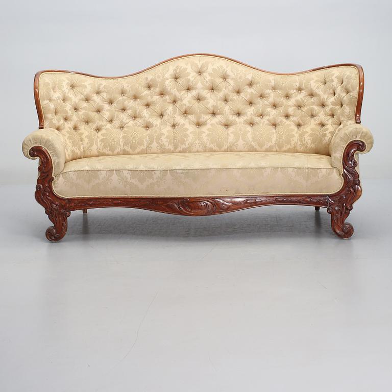 SOFFA, nyrokoko, 1800-talets andra hälft.