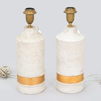 A pair of 1960/1970 table lamps for Bitossi.