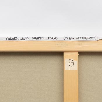 Thomas Elovsson, "Colors, Lines, Shapes, Forms (Black, Green, Grey)".