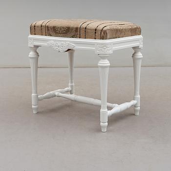 TABURETT, gustaviansk stil, 1900-talets mitt.
