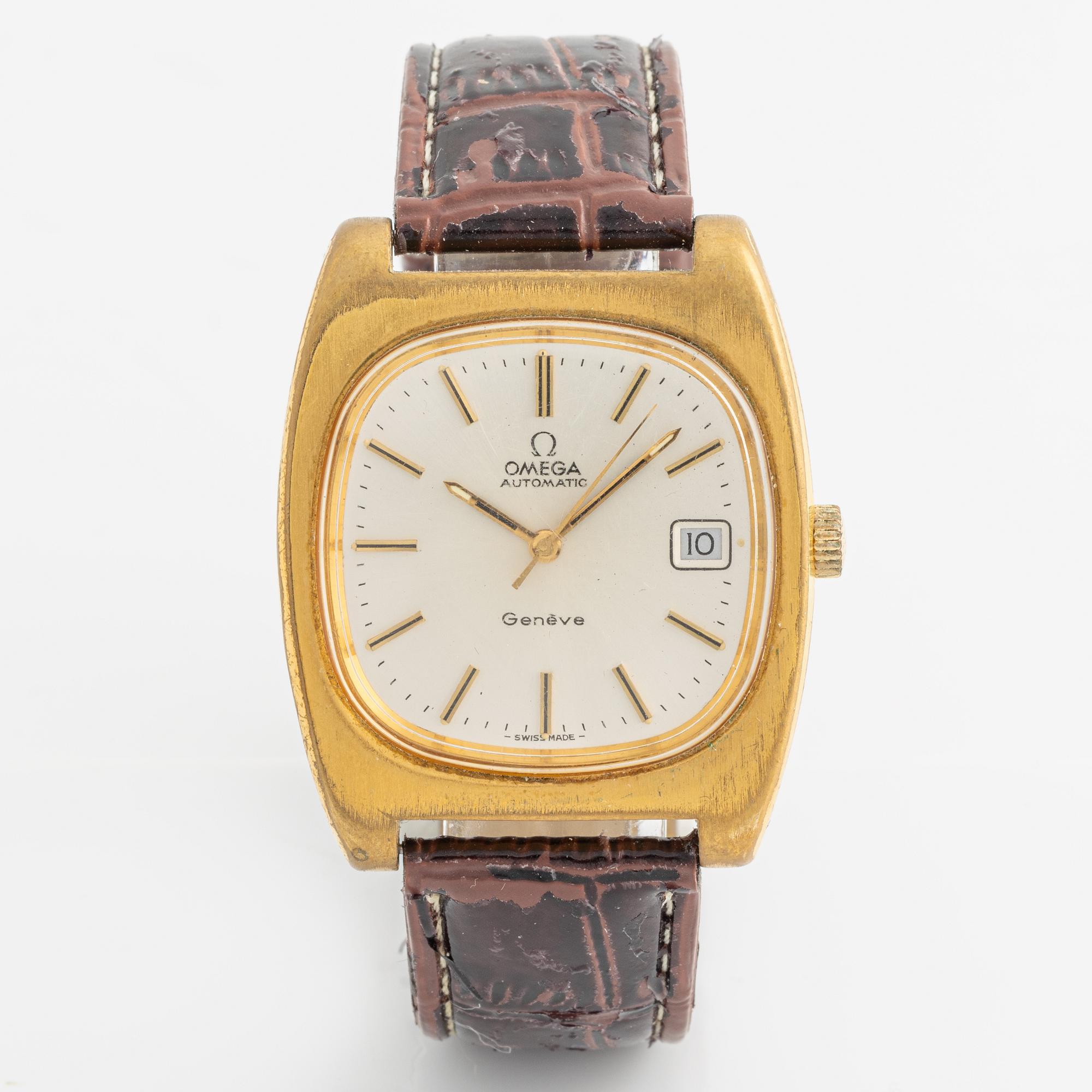 Omega, Genève, wristwatch, 36 mm.