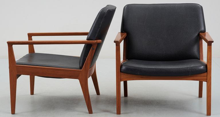 FÅTÖLJER, ett par, Sverige, 1950/60-tal.