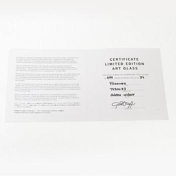 Göran Wärff, a 'Fenomen' bowl, Kosta Boda.