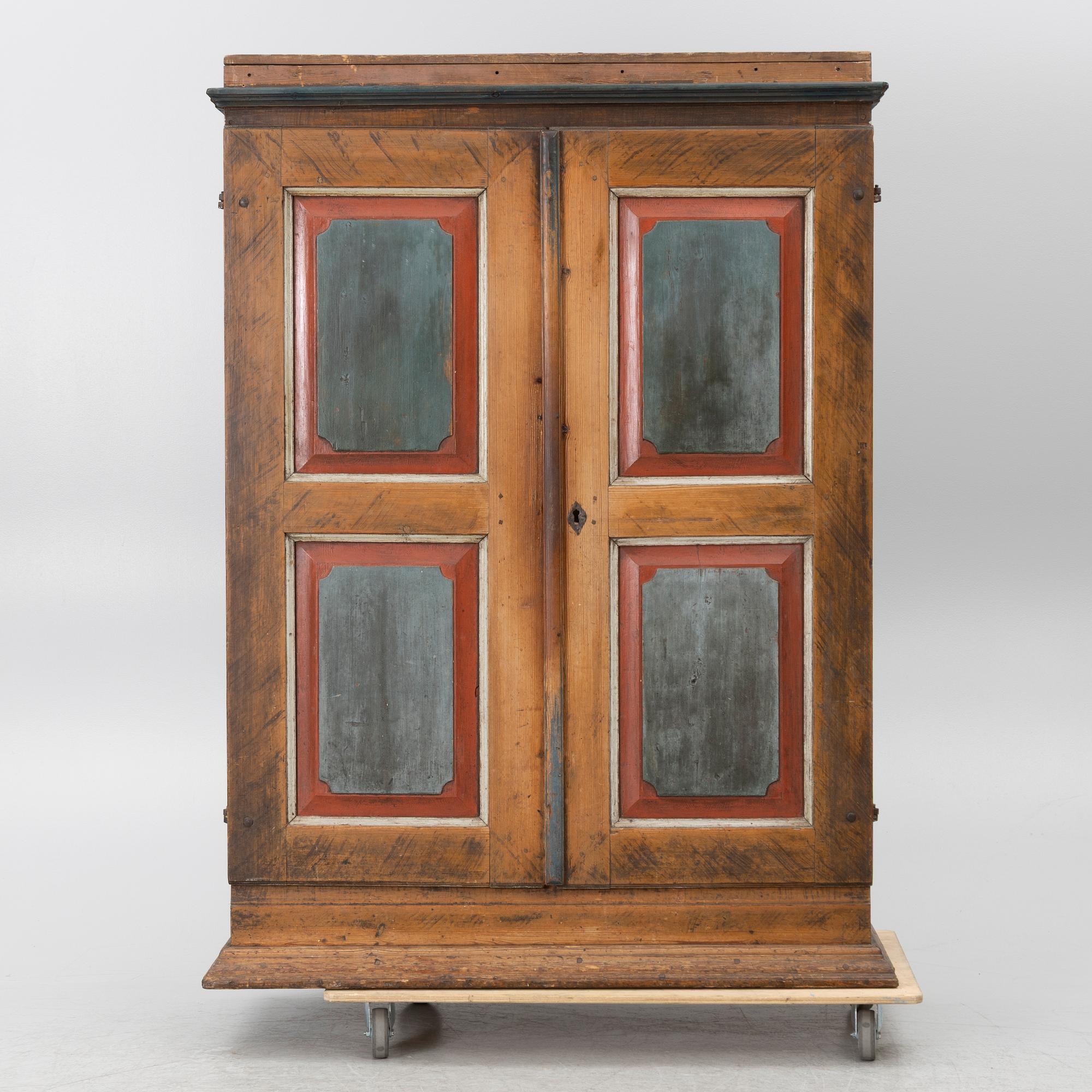 Skåp, allmoge, 1800-tal.