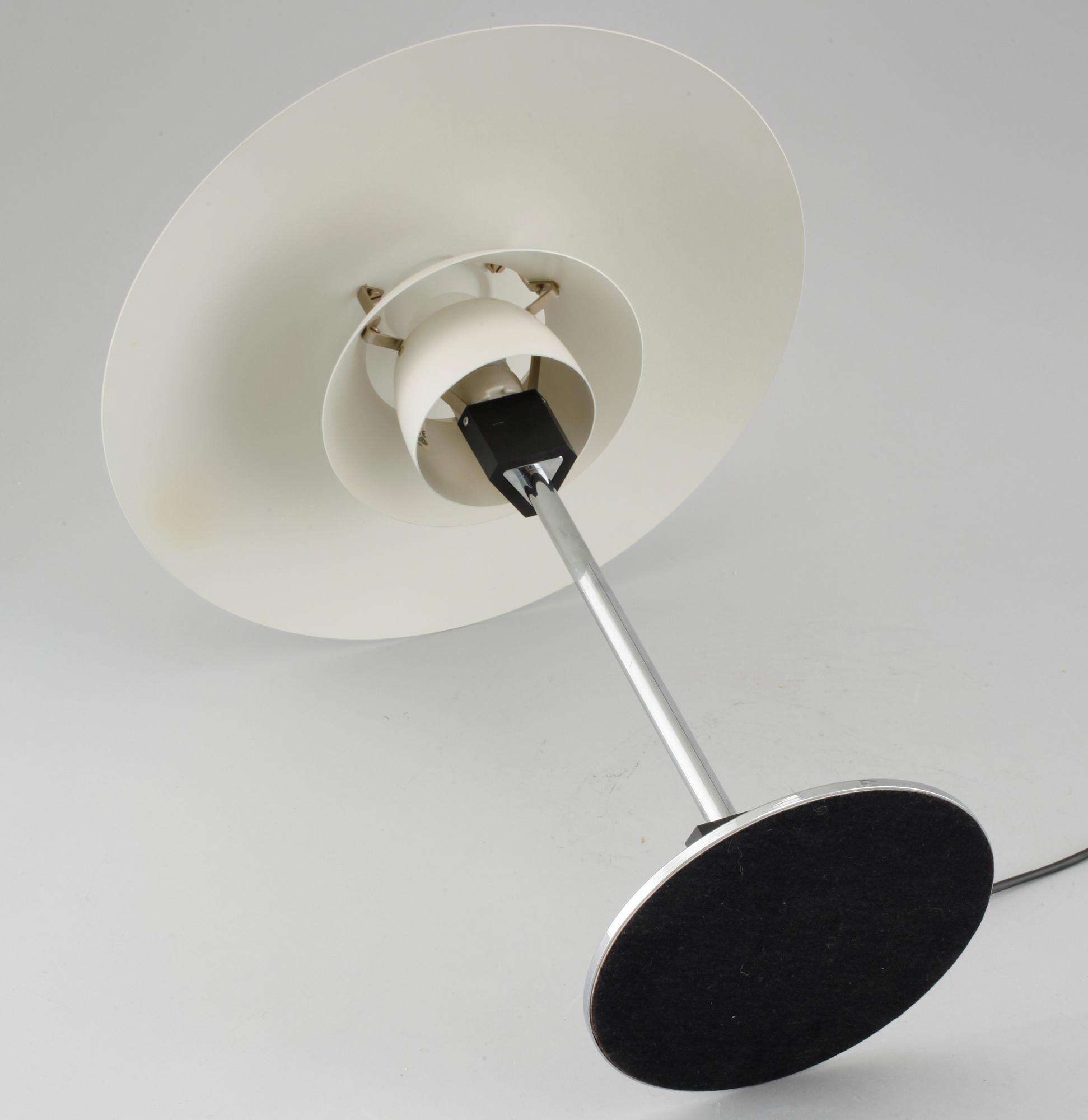 A "PH- 3/4" table lamp by Poul Henningsen, Louis Poulsen, Denmark, around year 2000.