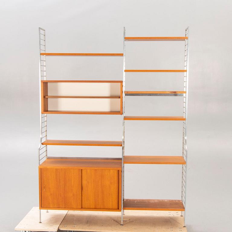 A Nils Strinning teak book shelf later part of the 20th century.