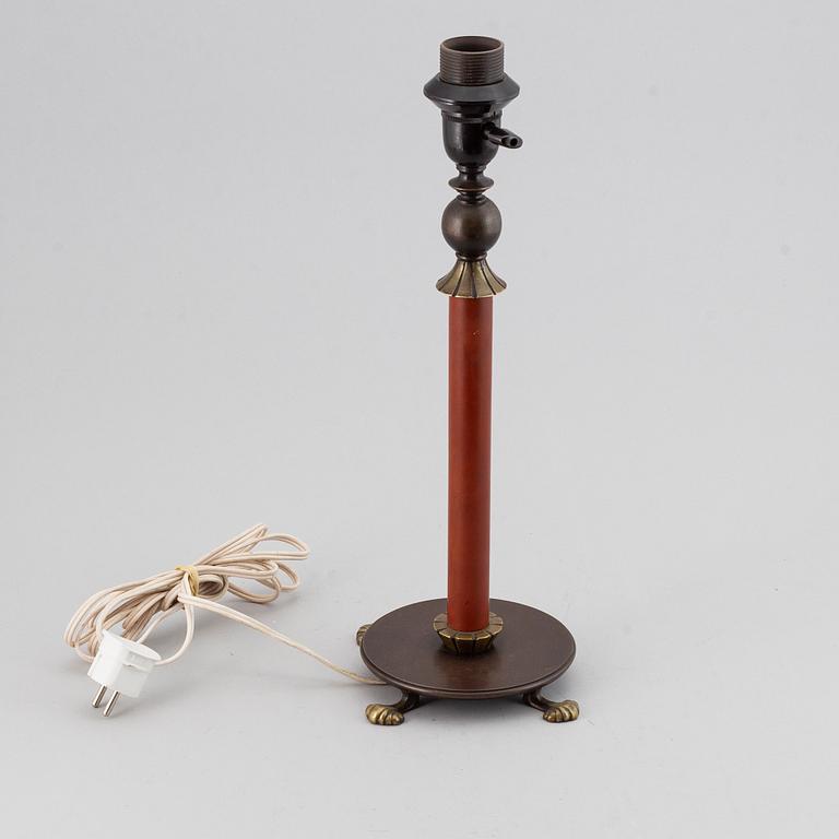 EINAR BÄCKSTRÖM, bordslampa, Bäckströms Malmö, 1930-tal.