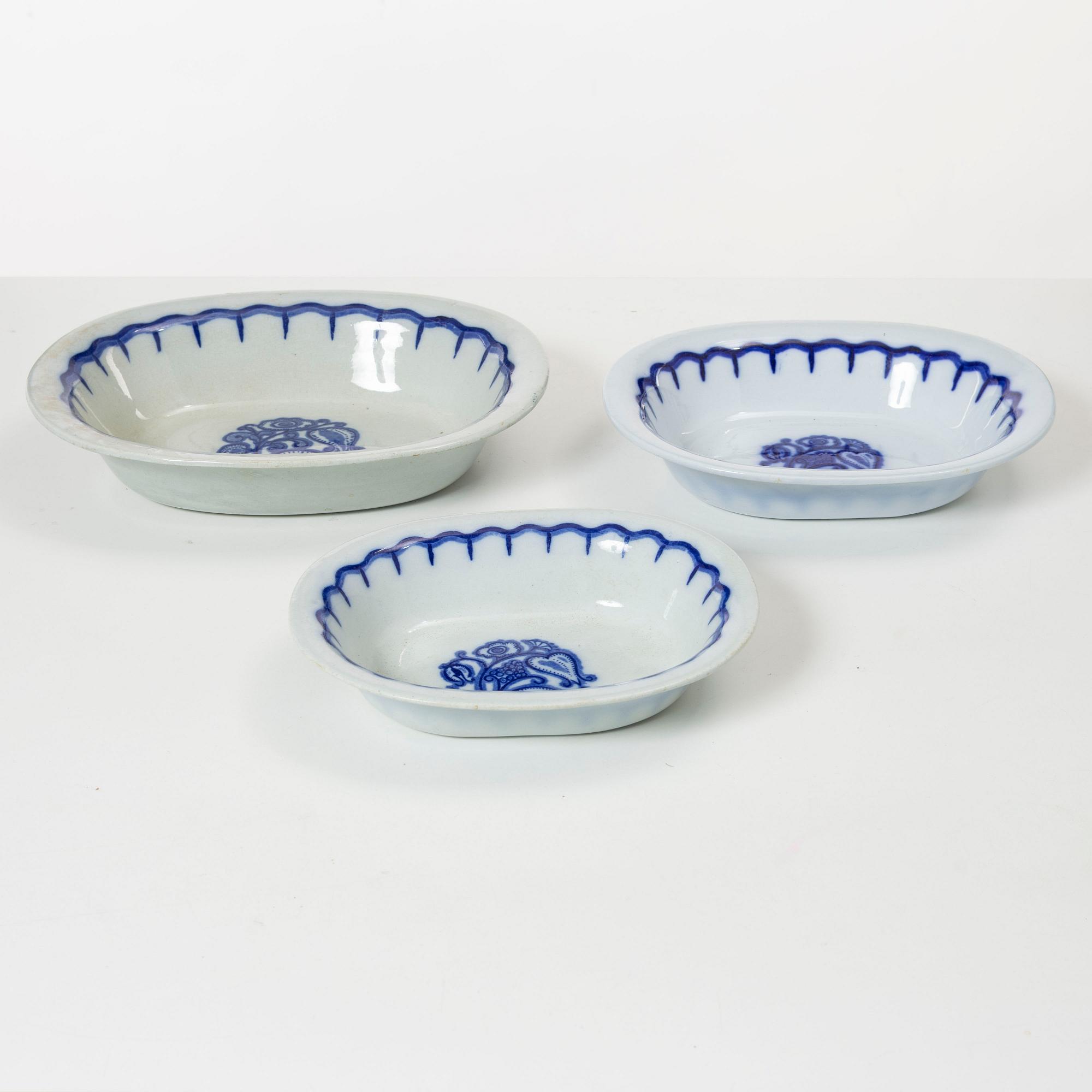 Wilhelm Kåge, service, 84 pieces, "Liljeblå", Gustavsberg.