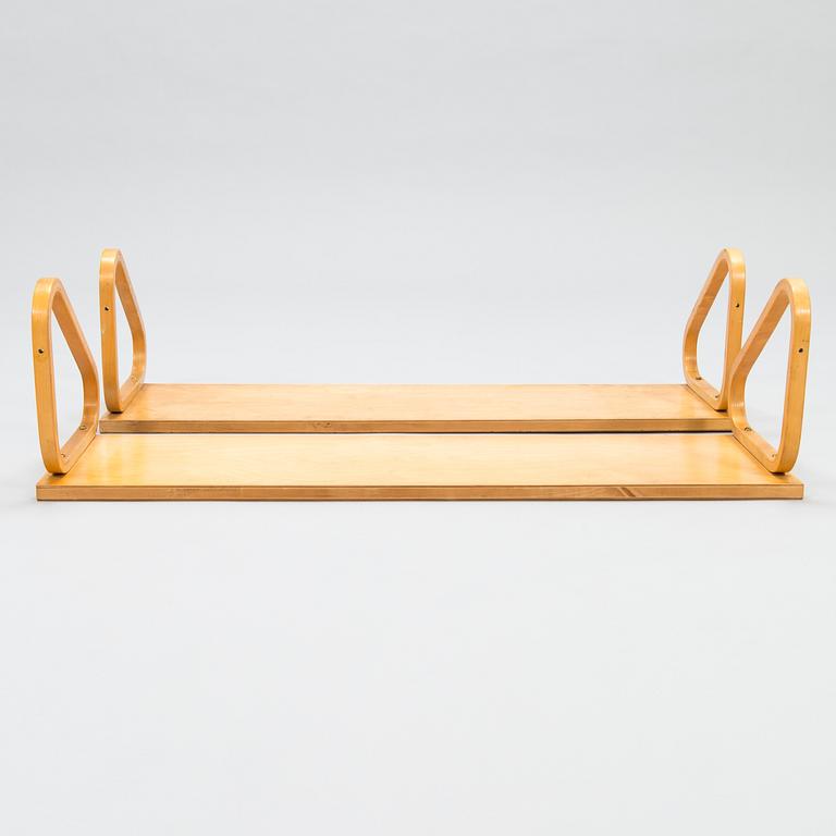 ALVAR AALTO, hyllyjä, 2 kpl, 112B, Artek 1900-luvun puoliväli.