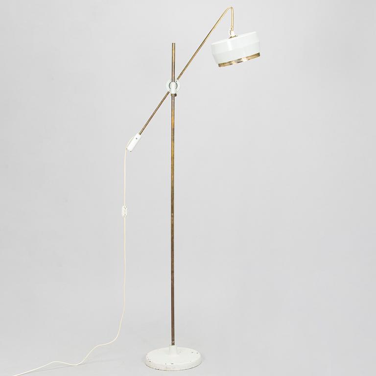 A mid-20th century floor lamp, possibly prototype, Aarne Ervi Architect's office, manufacturer Taito.