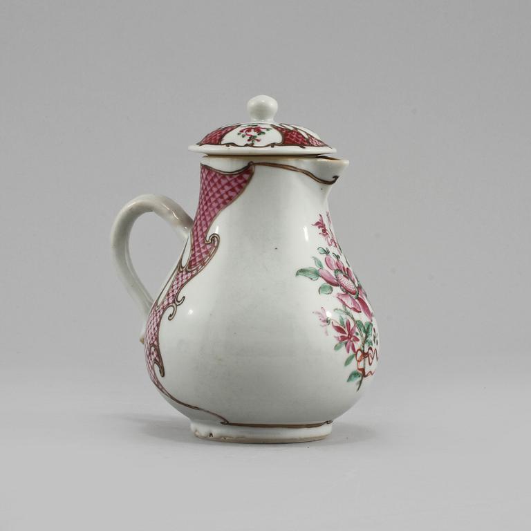 KANNA, porslin, Kina, 1700-tal.