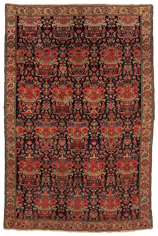 A Senneh carpet, West Persia, c. 187 x 125 cm.