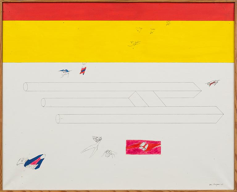 CARL MAGNUS, oil on canvas, signed and dated -67.