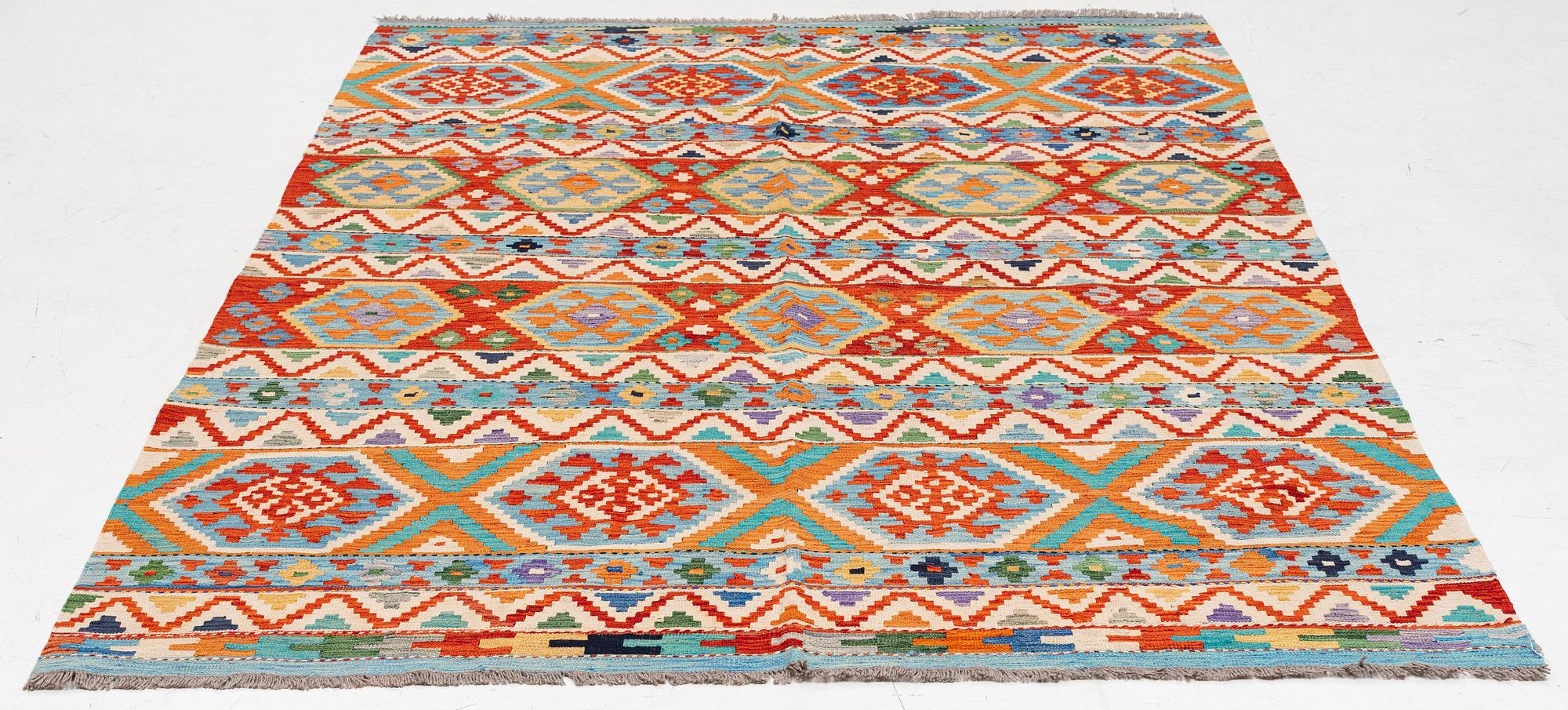 Kellim, modern, ca 300 x 197 cm.