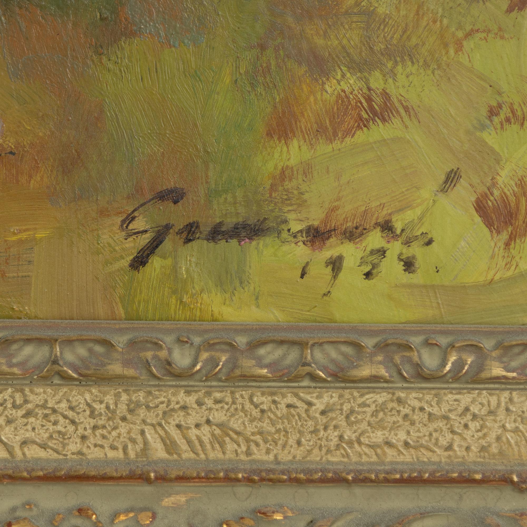 Harald Grennard, Moose and dog on the bog.