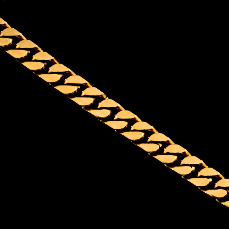 ARMLÄNK, 18k guld, Vicenza, Italien. Vikt 29 g.