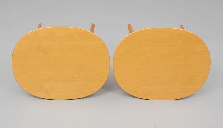 LAMPBORD, ett par, "Ovalen", Carl Malmsten, 1900-talets fjärde kvartal.