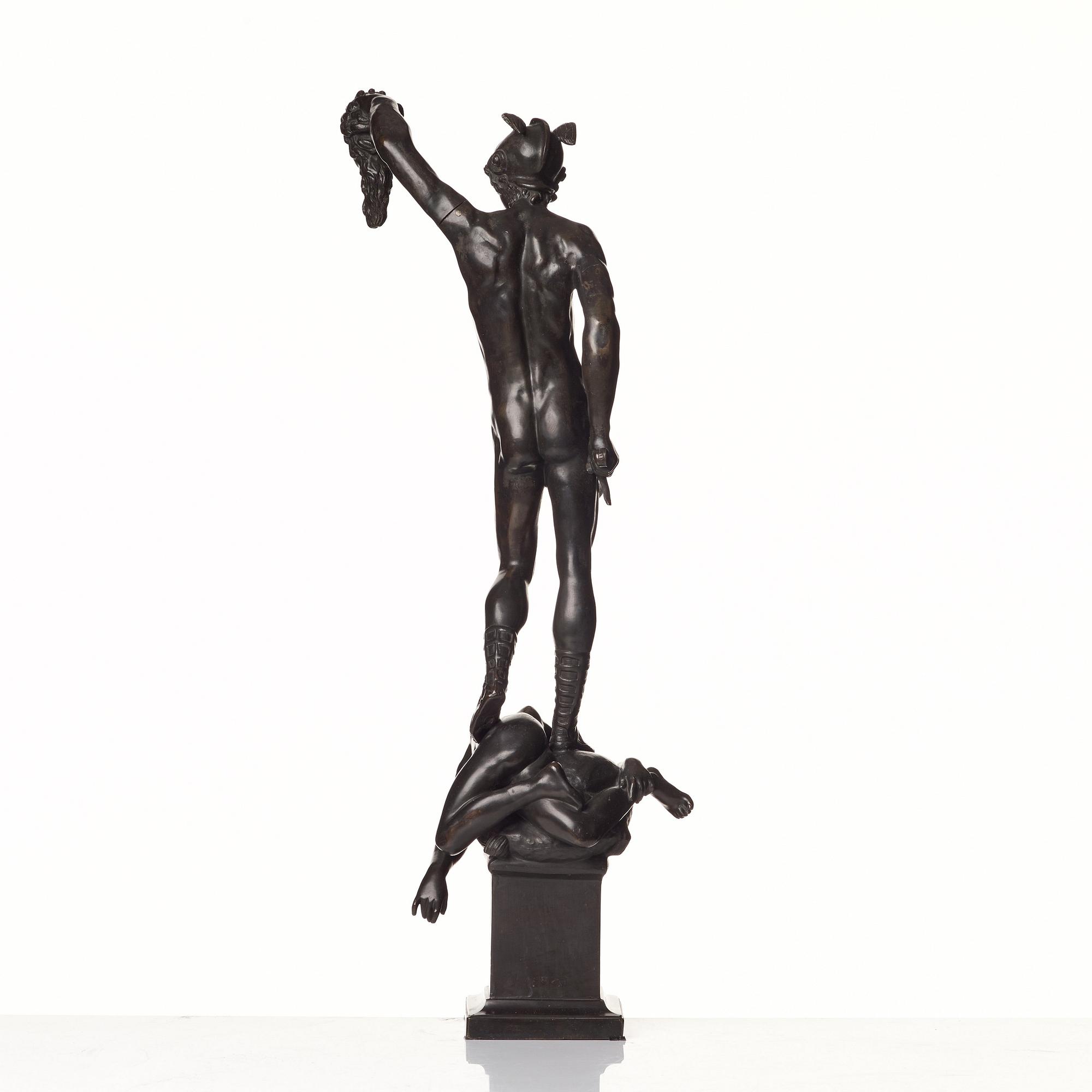 "Perseus med Medusas huvud".