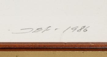 JOHN ERIK FRANZÉN, färglitografi, signerad och numrerad 48/350.