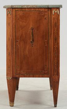 A Gustavian 18th century commode by N. P. Stenström, master 1781.