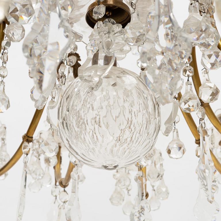 A late 19th Century chandelier.