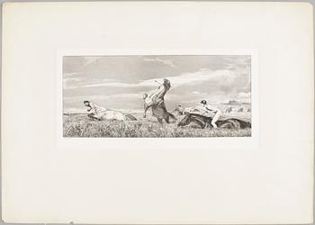 Max Klinger · MAX KLINGER, etsning, signerad.