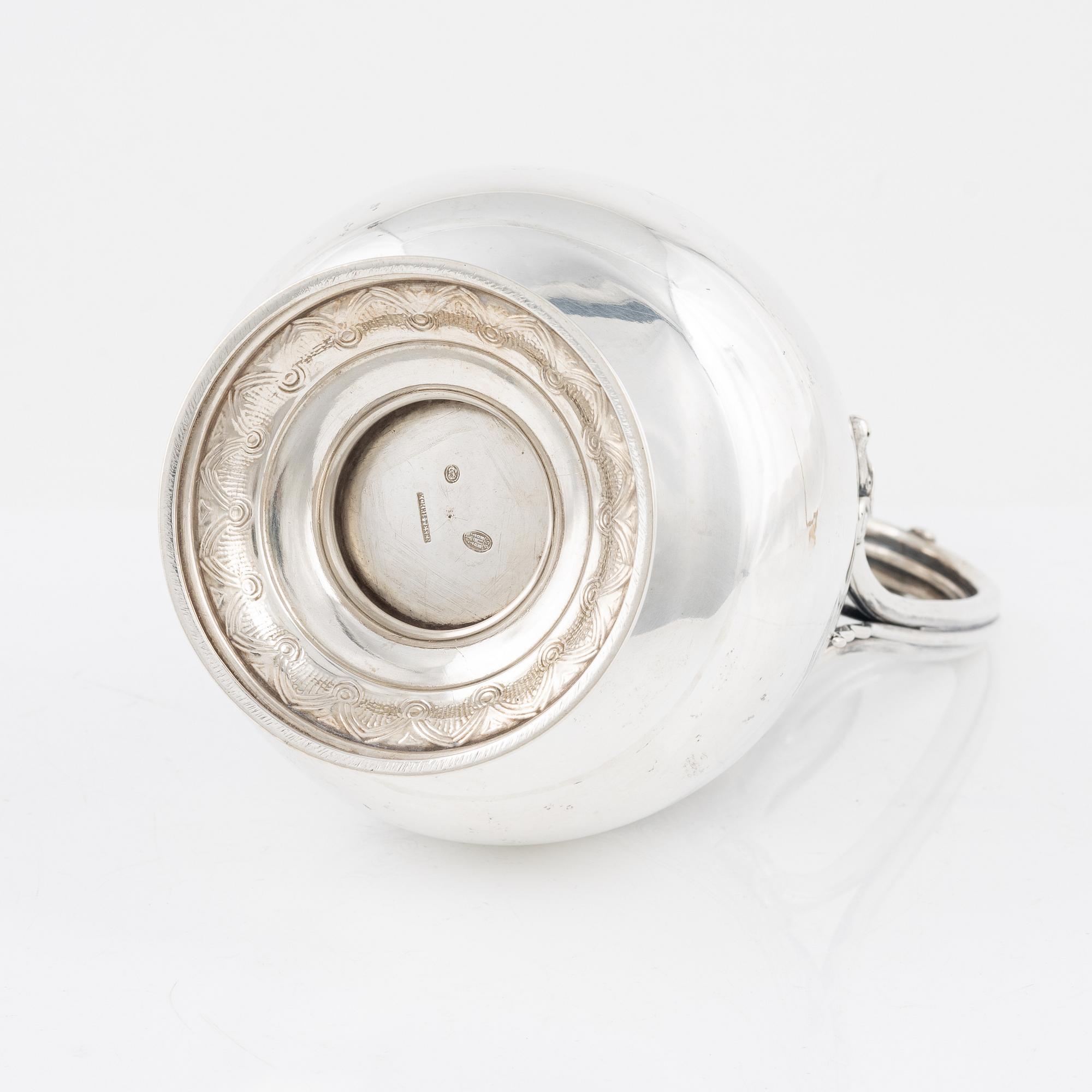 Kanna, silver, M Christesen, Danmark.1895.