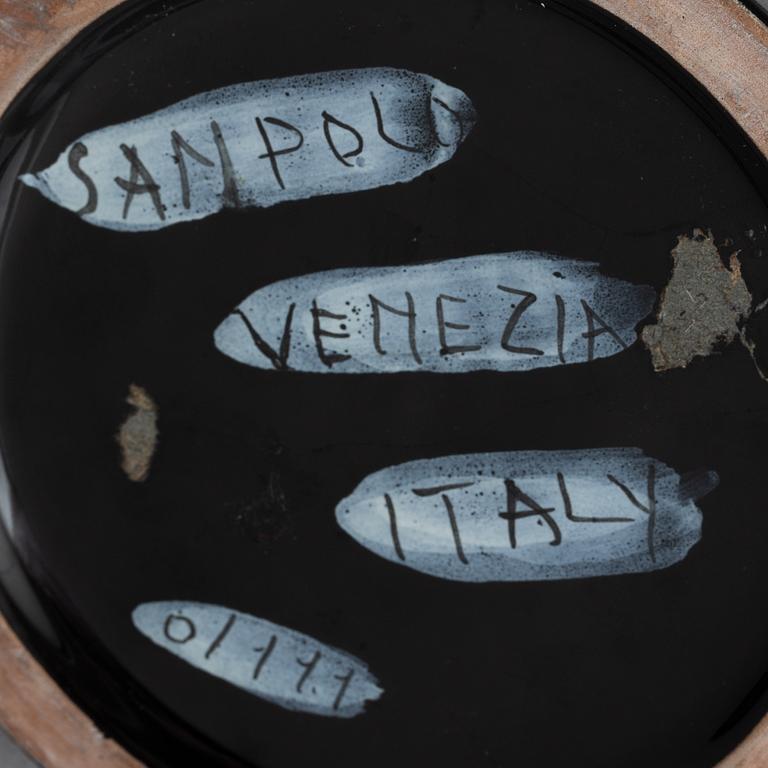 San Polo, a glazed ceramic vase, Venice, Italy probably 1950's.