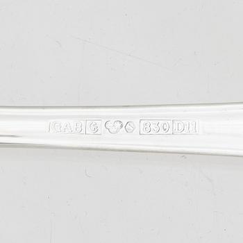 A Swedish silver cutlery set, model "Svensk", GAB, Eskilstuna, some 2002 (64 pieces).