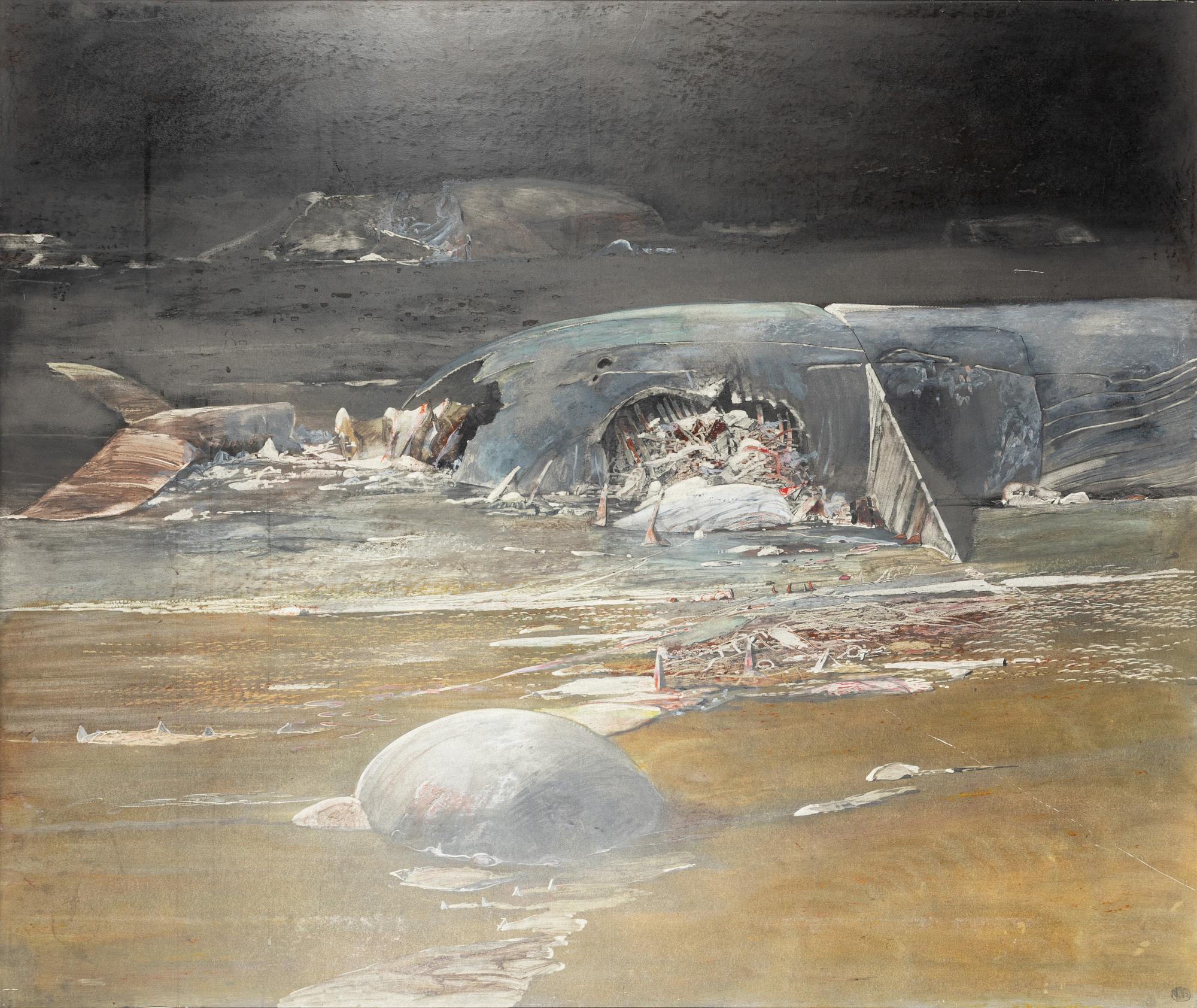 Roj Friberg, "Landskap med valkadaver".