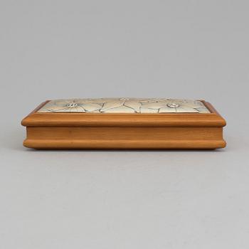 ASK med LOCK, trä och sterlingsilver, 1900-tal.