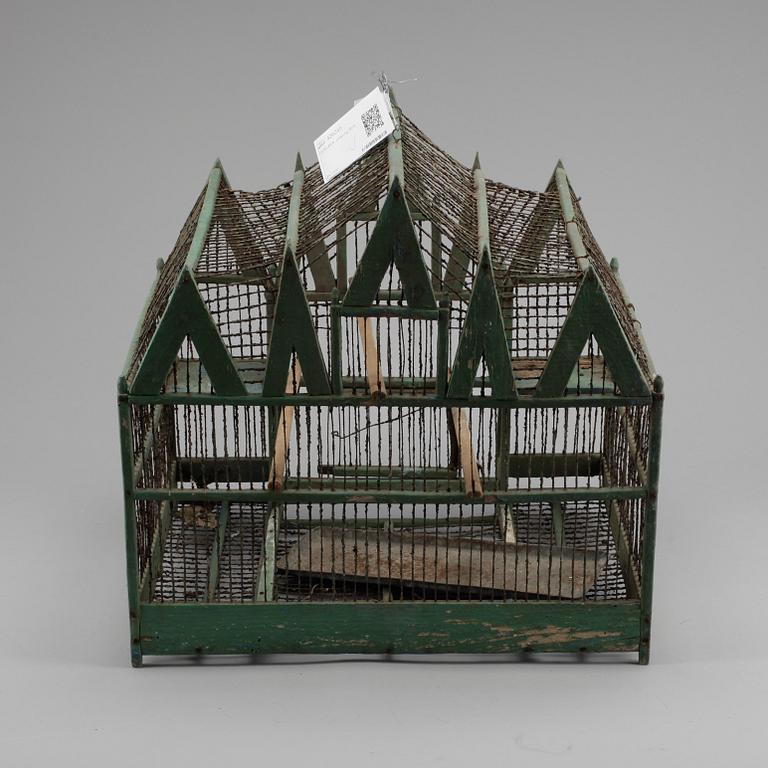 FÅGELBUR, troligen omkring 1900.