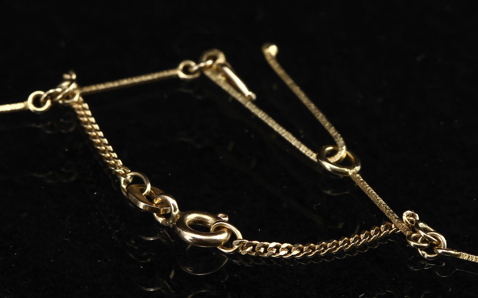 HALSBAND, 18 K guld samt briljant. Lapponia, 1993.