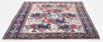 A semi-antique Afshar rug, southeastern Iran, c. 190 x 145 cm.