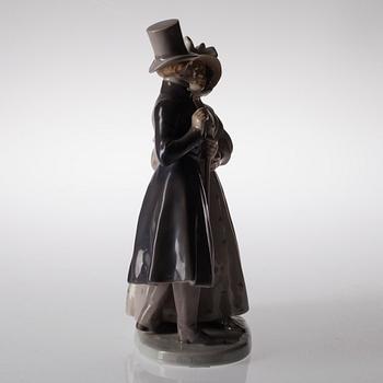 FIGURIN, porslin, Christian Thomsen, Royal Copenhagen 1914.