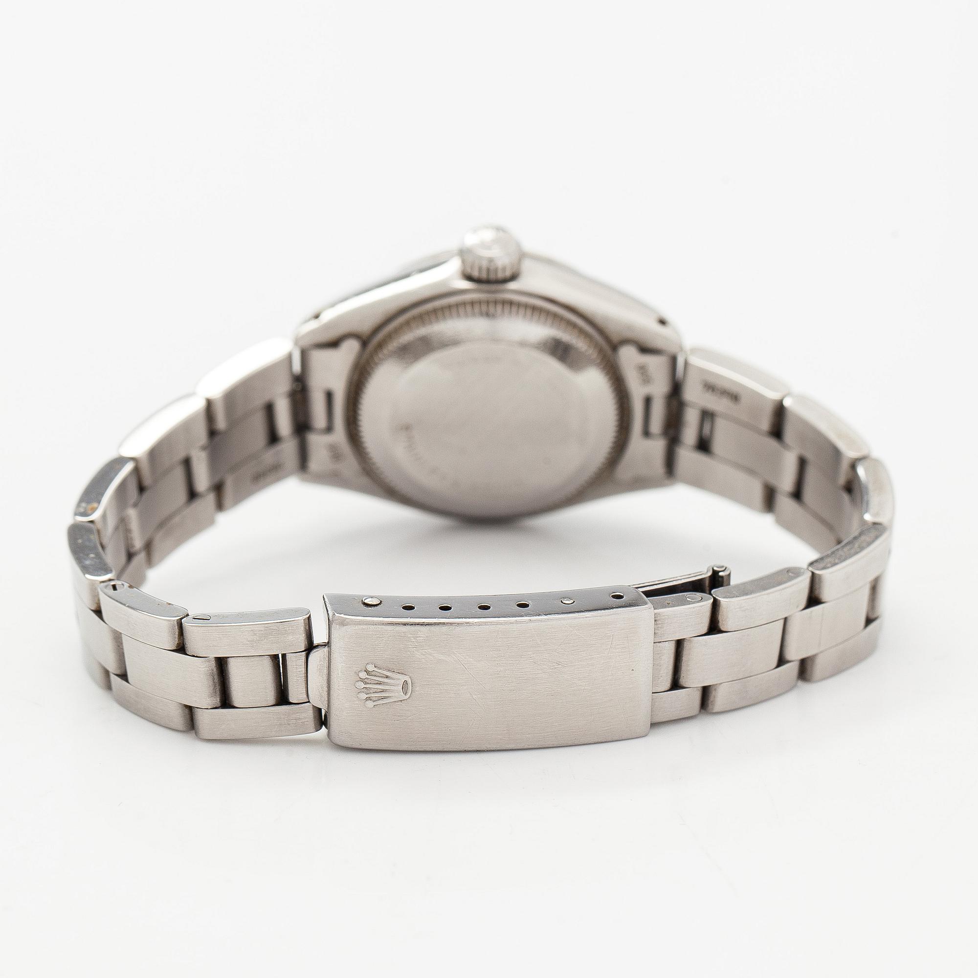 Rolex, Lady-Date, 26 mm, teräs, automaattinen, pleksilasi, 1970-luku.