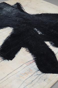 Maria Boström, MATTO, "Sideways", a printed decor after a painting by Maria Boström for Moooi carpets 2018, ca 301,5 x 298 cm.