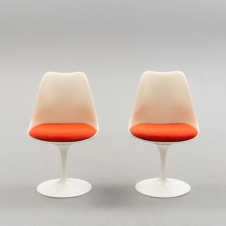 EERO SAARINEN, stolar, 6 stycken, "Tulip", 1900-talets andra hälft.