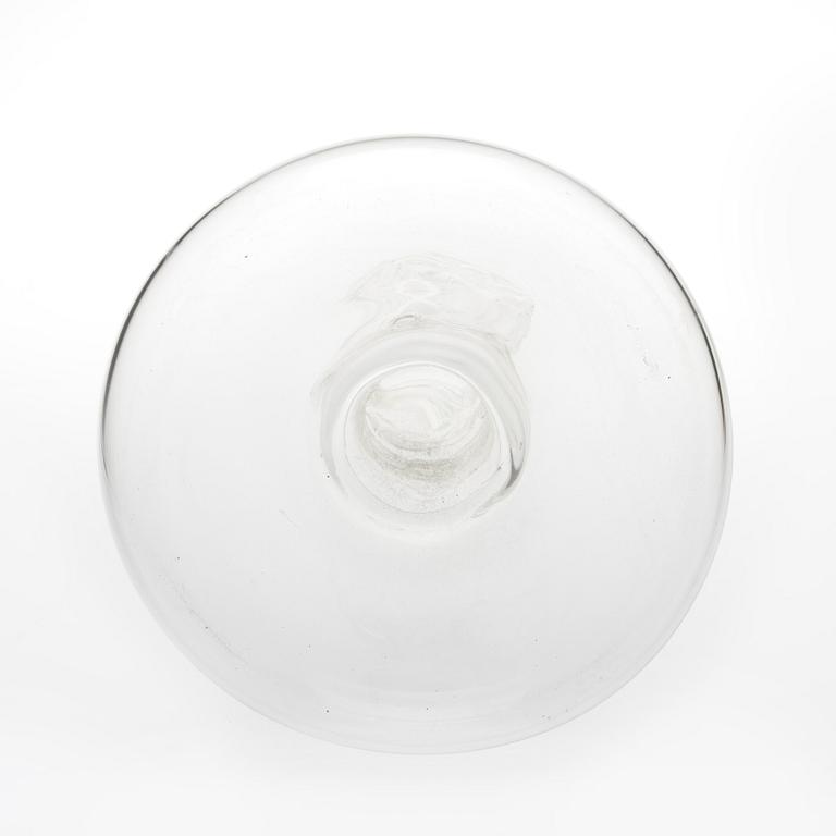 OIVA TOIKKA, GLASSKULPTUR / LAMPFOT. Sign. Oiva Toikka, Nuutajärvi Notsjö 1966.