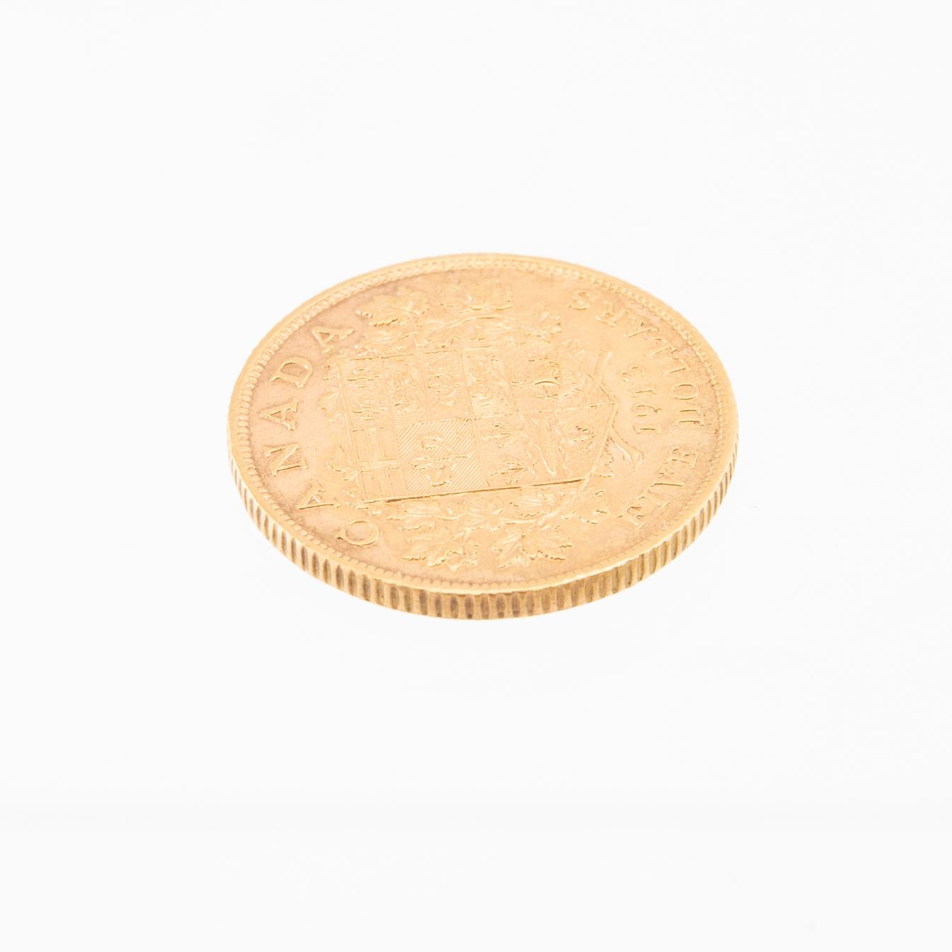 Gold coin 5 dollars 1913 Canada George V.